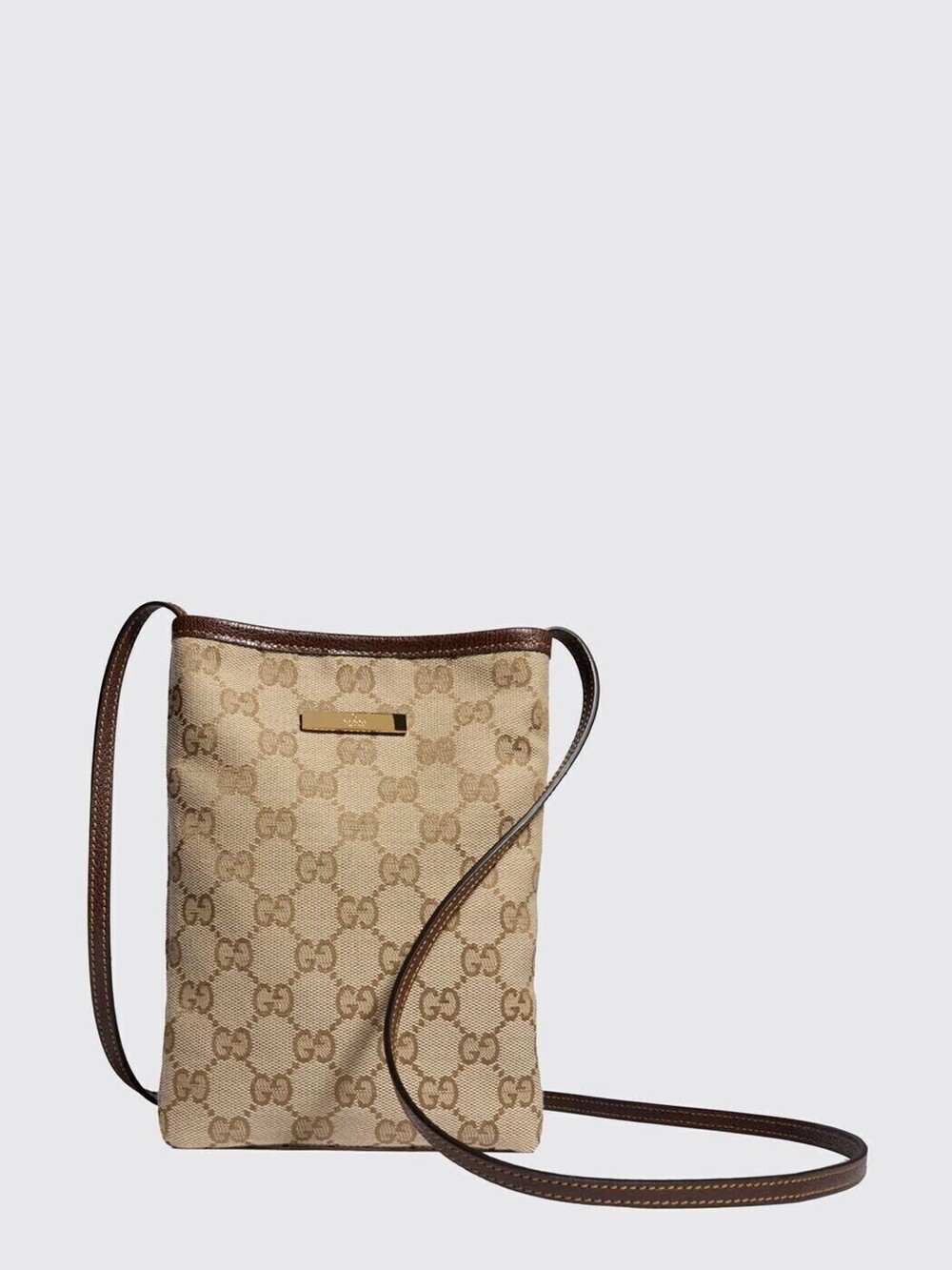Gucci Ophidia GG Crossbody Bag Leather Beige Tan